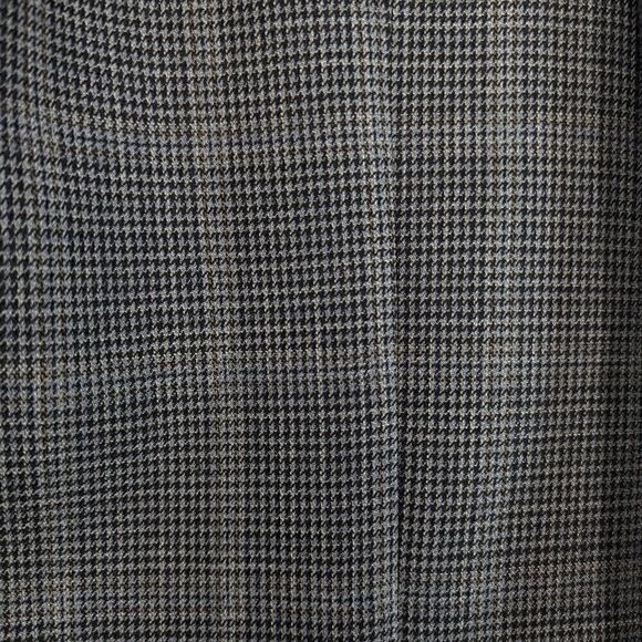 Tommy Hilfiger Wool sports coat, blazer jacket, Grey and blue houndstooth 44T - Picture 5 of 7